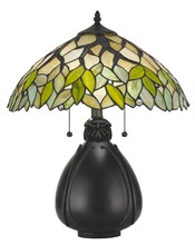 CAL Lighting BO-2798TB - 60W X 2 Tiffany Table Lamp