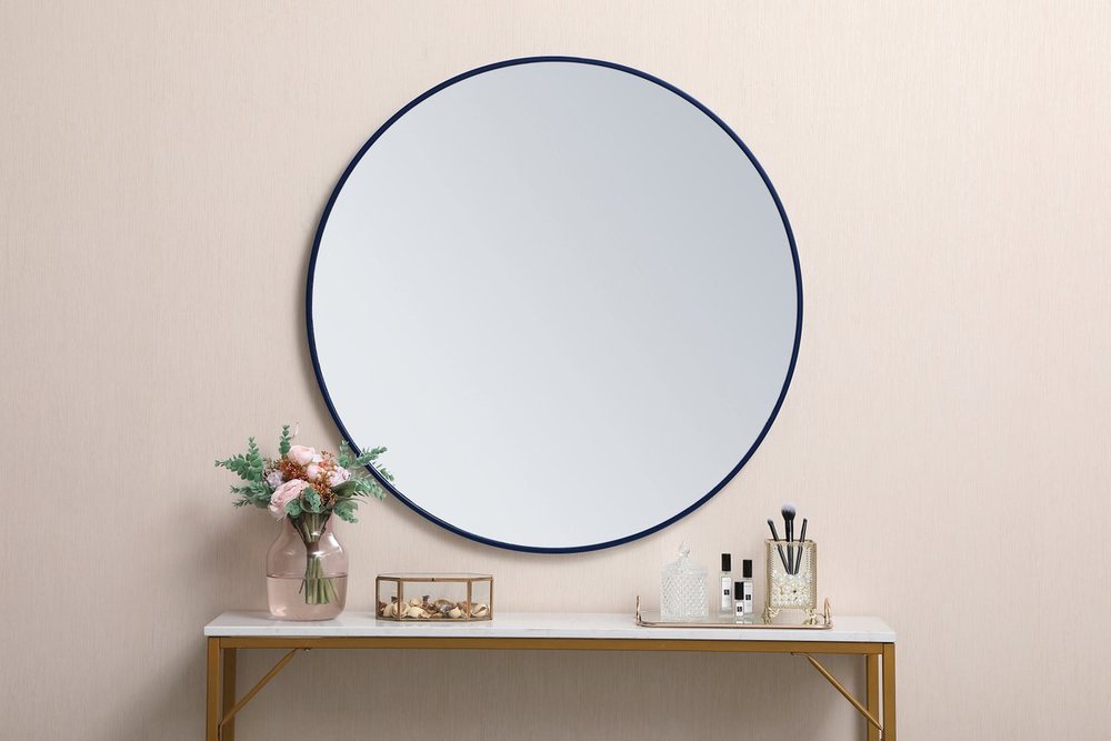 Metal Frame Square Mirror - 42