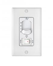 Hinkley 980009FWH - Wall Control 3 Speed, On/Off Switch
